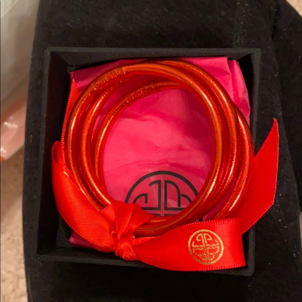 All Weather Bangles-Crimson